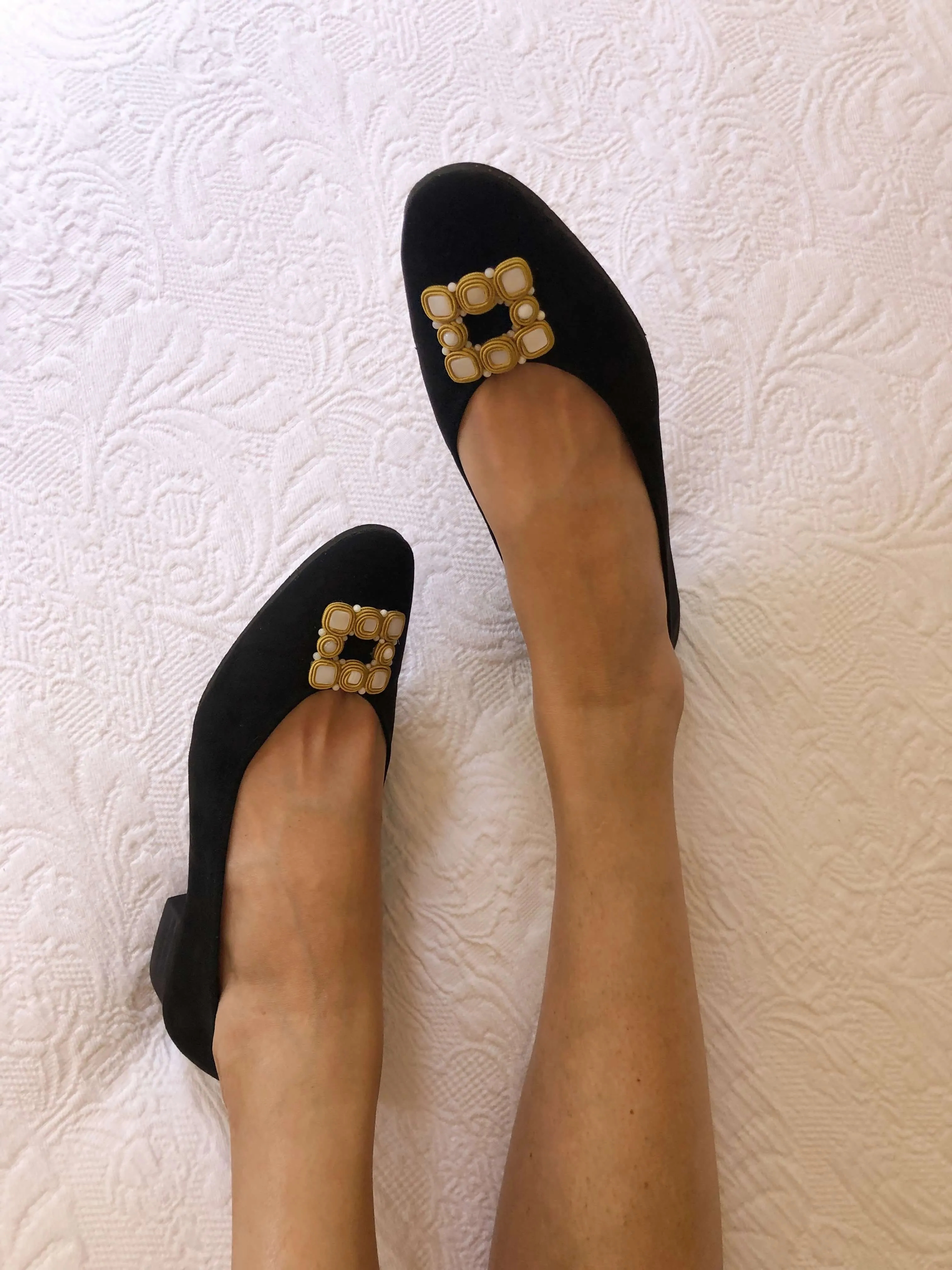 Muy Coco Vegan Suede Pumps | Black