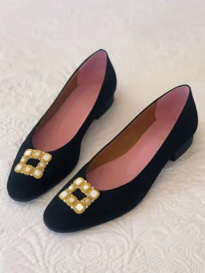 Muy Coco Vegan Suede Pumps | Black
