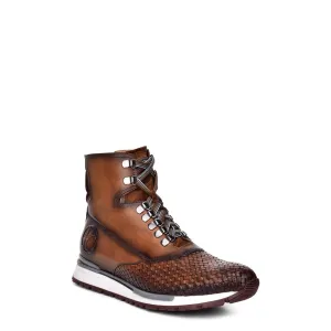 N44TETV - Cuadra almond casual fashion cowhide leather moc toe for men.