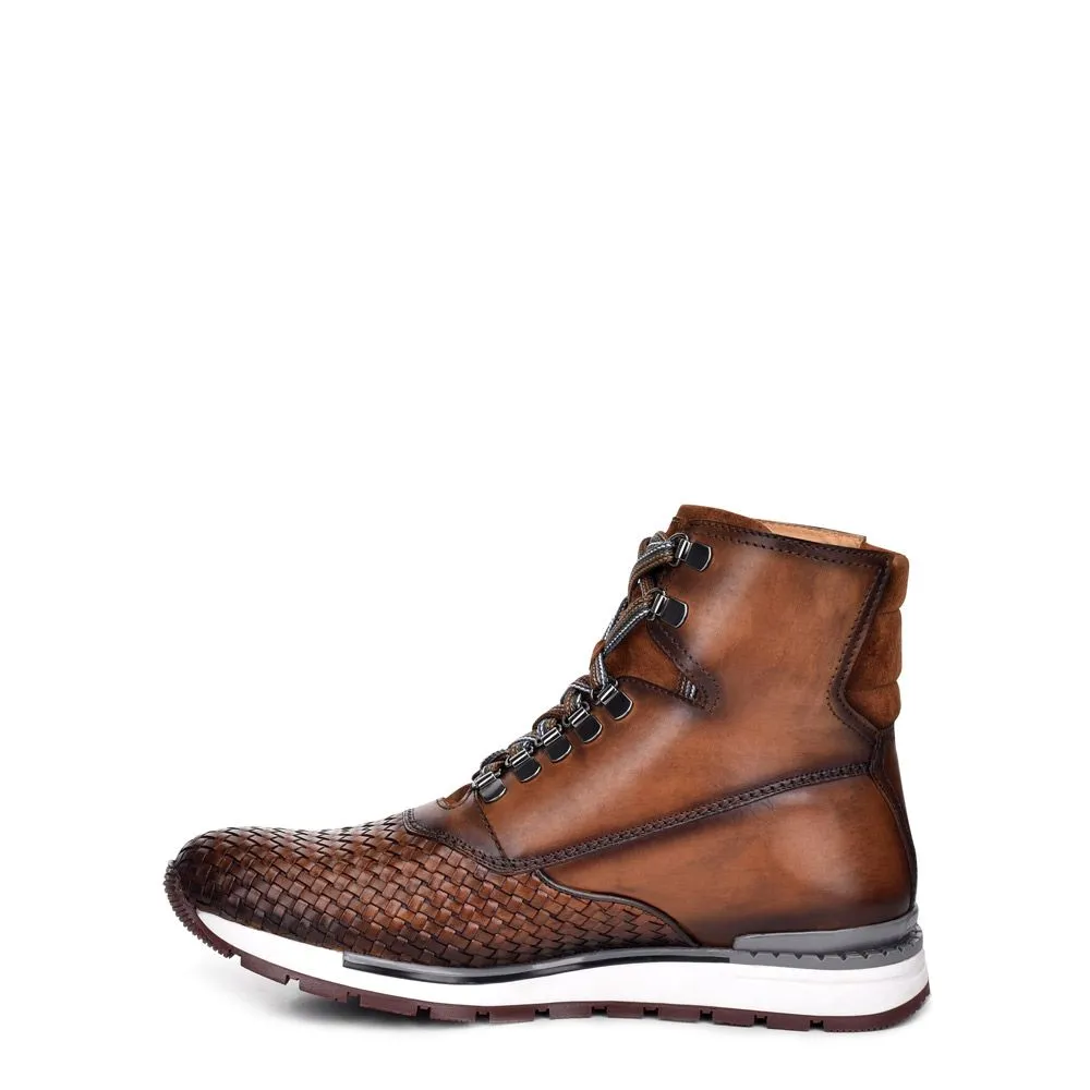 N44TETV - Cuadra almond casual fashion cowhide leather moc toe for men.