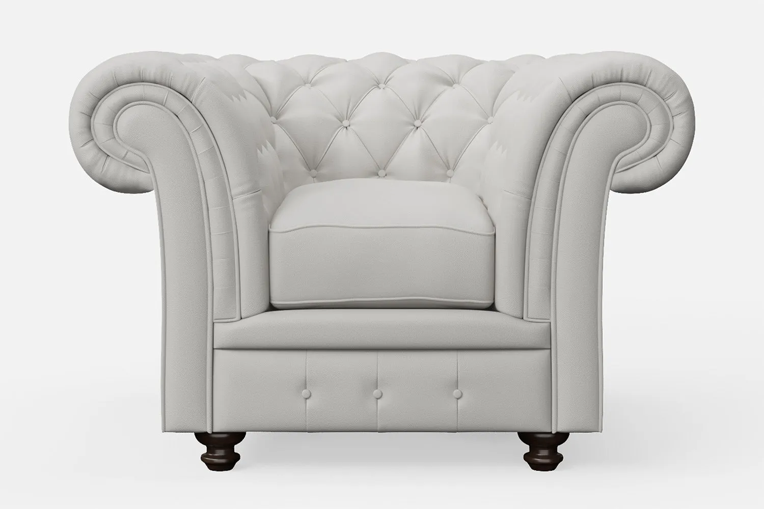 Pesaro Armchair White Leather