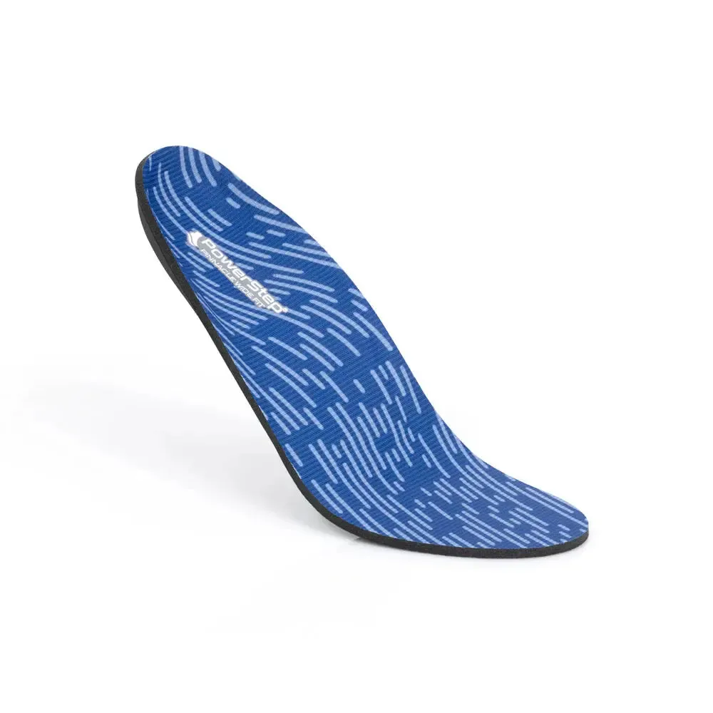 PowerStep Pinnacle Wide Fit Insoles – Maximum Comfort for Wider Feet