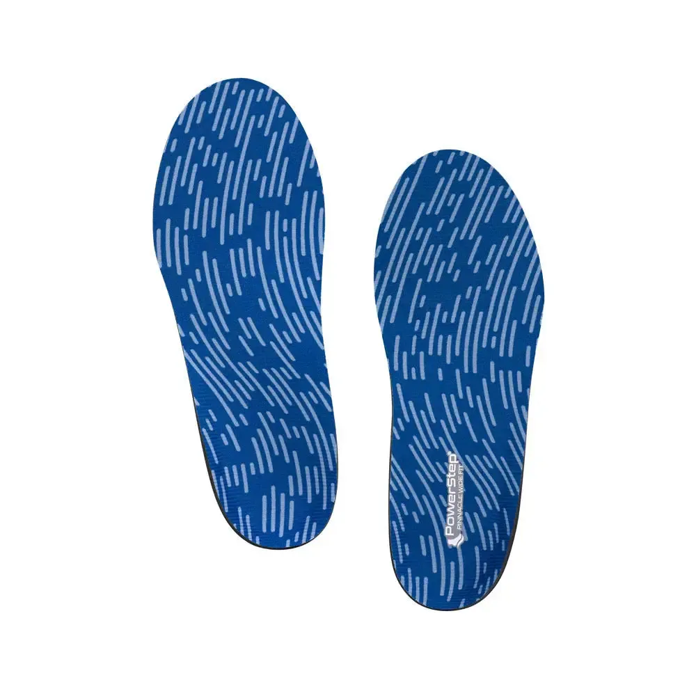 PowerStep Pinnacle Wide Fit Insoles – Maximum Comfort for Wider Feet