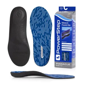 PowerStep Pinnacle Wide Fit Insoles – Maximum Comfort for Wider Feet
