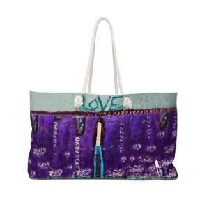 Purple Weekender Bag