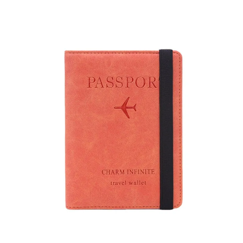 RFID Blocking Travel Multifunctional Card Slots Passport Storage Bag Wallet
