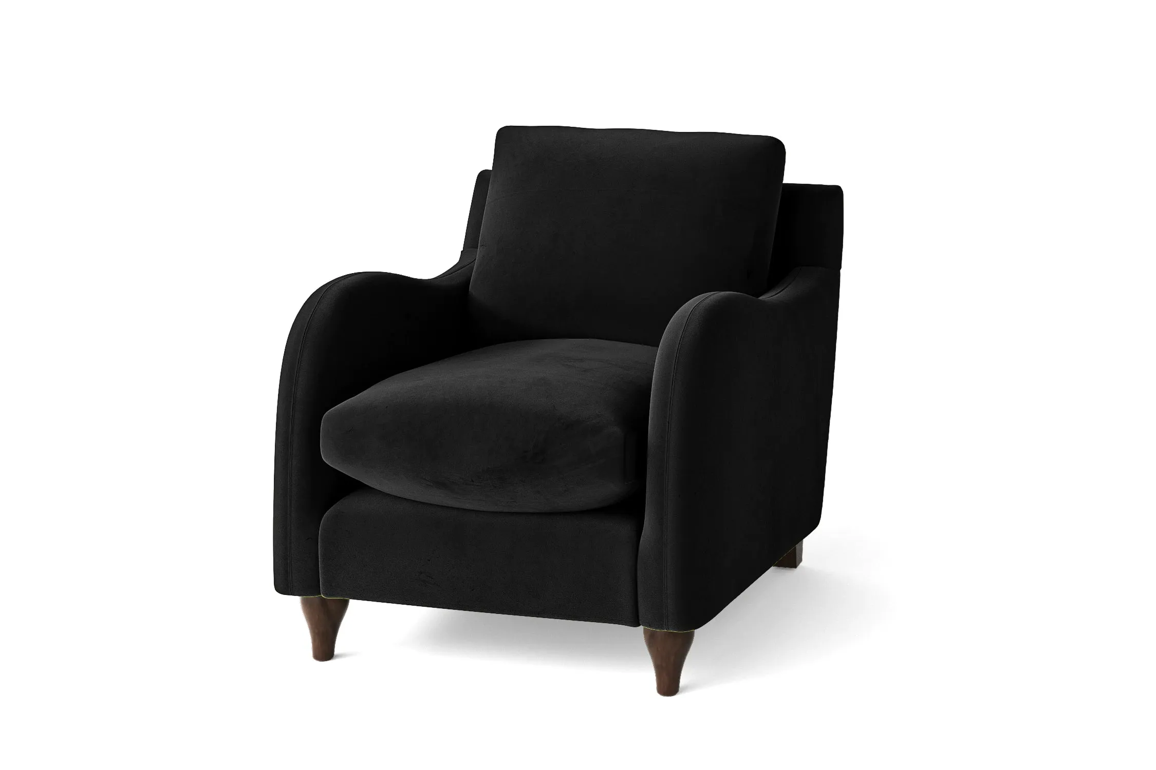 Sallisaw Armchair Black Velvet