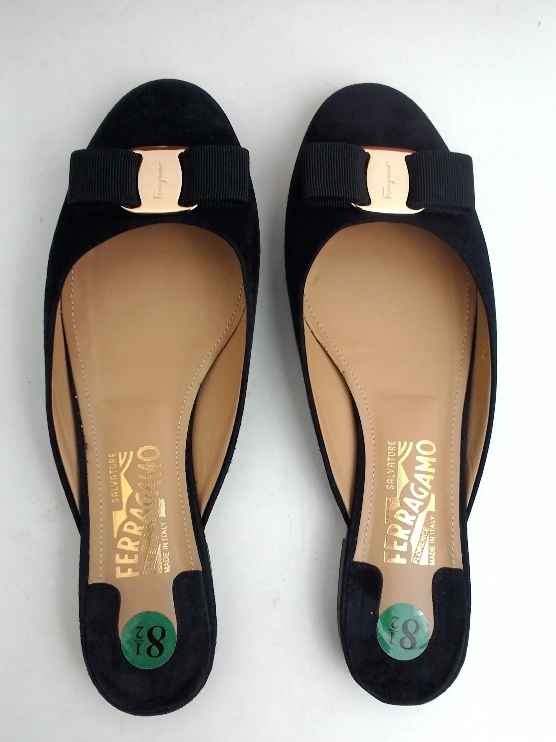 Salvatore Ferragamo Women's Emile Suede Size 8.5 B