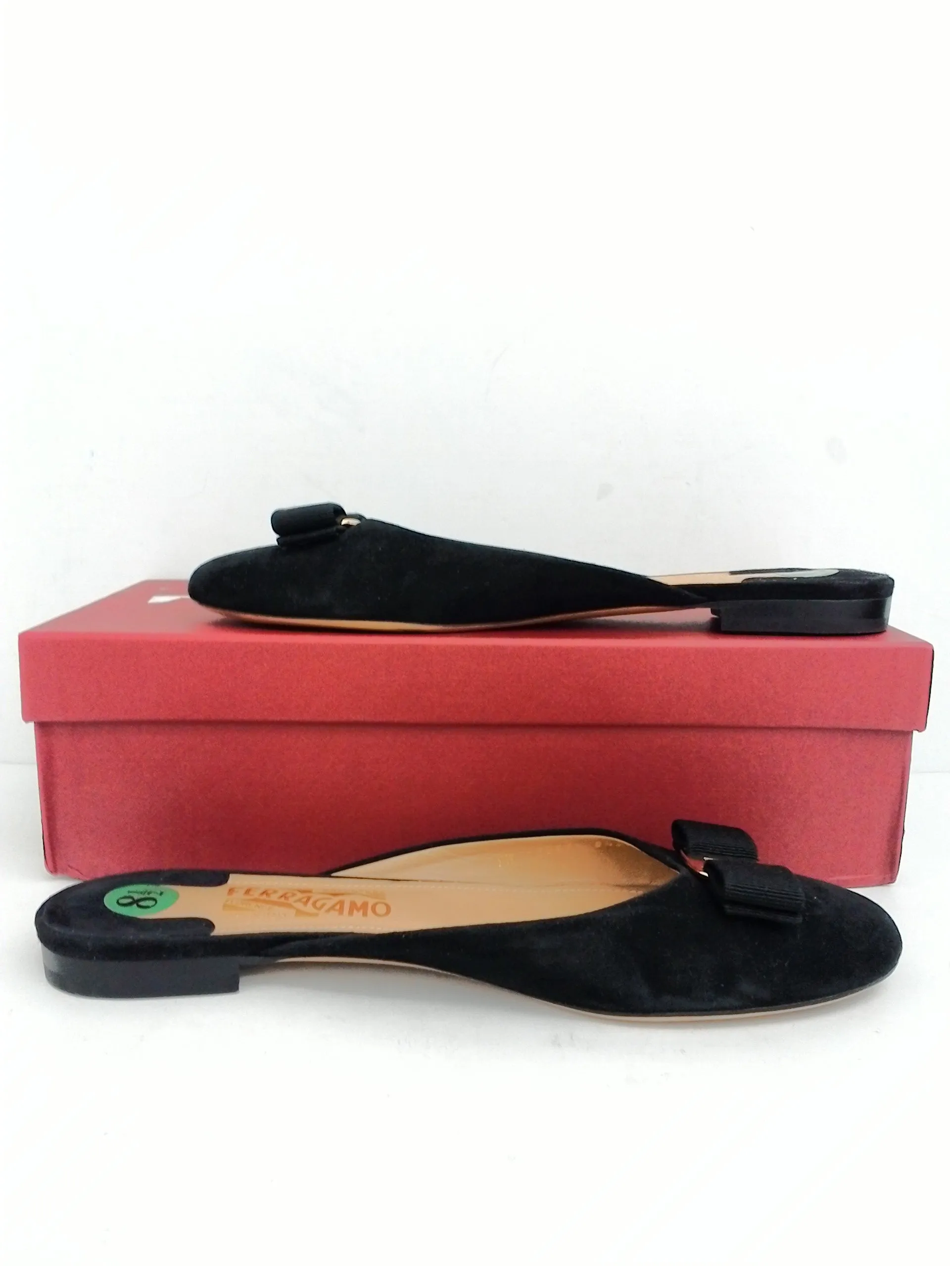 Salvatore Ferragamo Women's Emile Suede Size 8.5 B