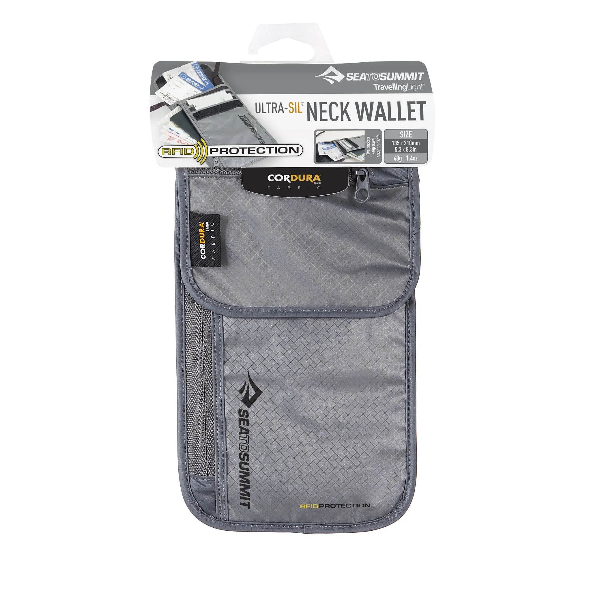 Sea To Summit Traveling Light RFID Neck Wallet
