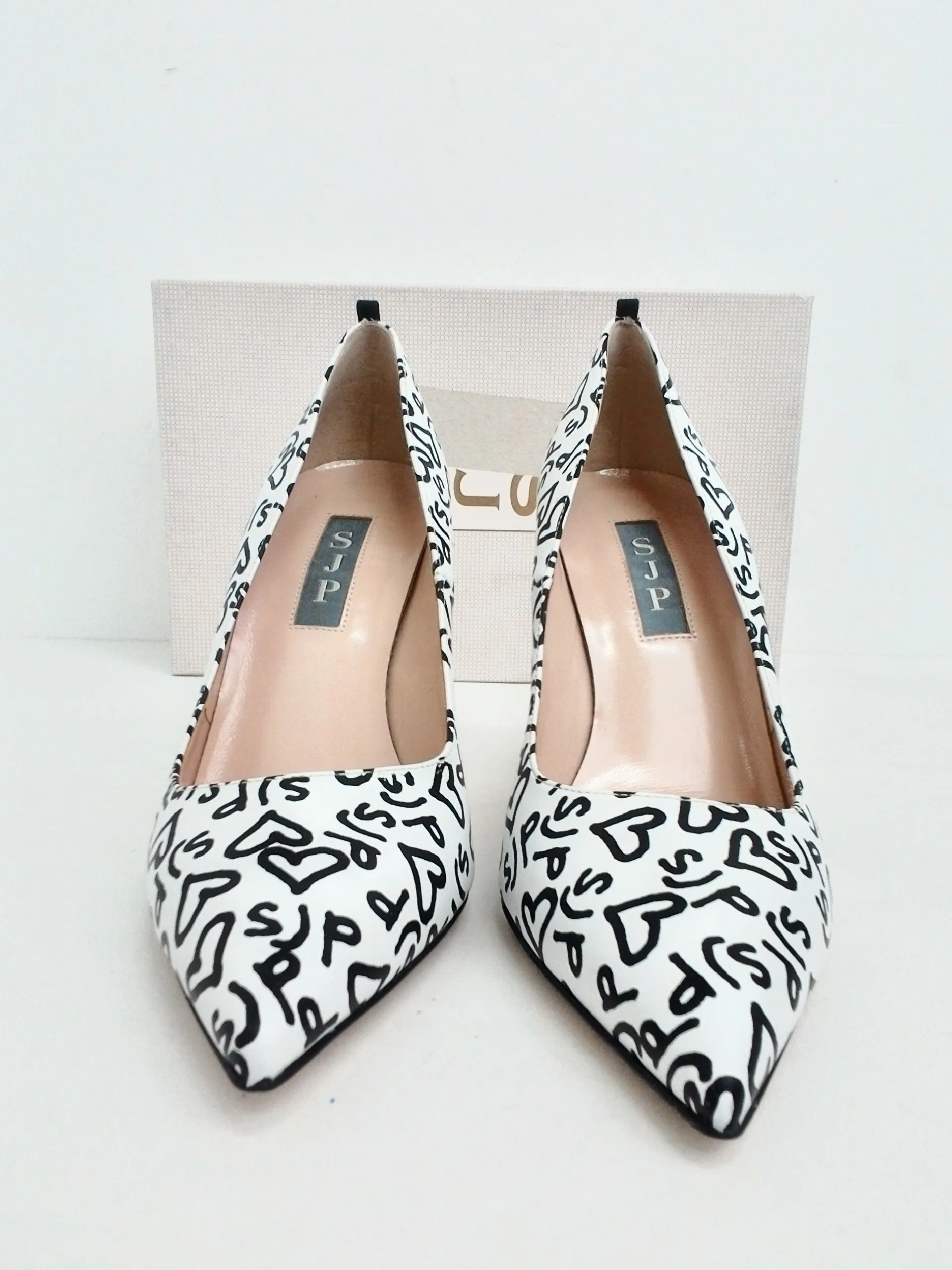 SJP Women's fawn Whiteos Pumps Size 35.5