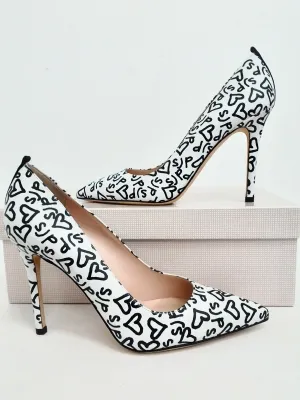 SJP Women's fawn Whiteos Pumps Size 35.5