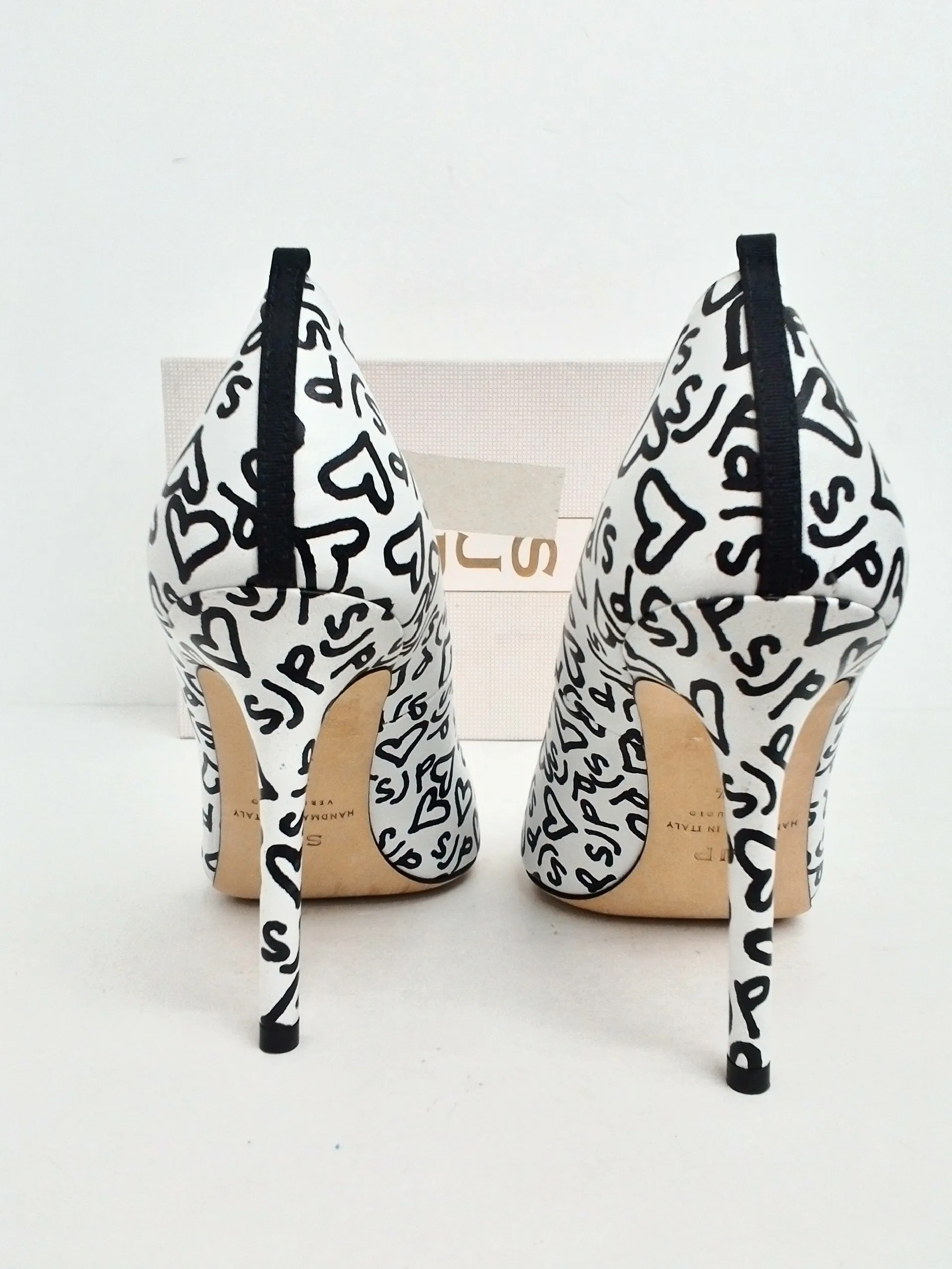 SJP Women's fawn Whiteos Pumps Size 35.5