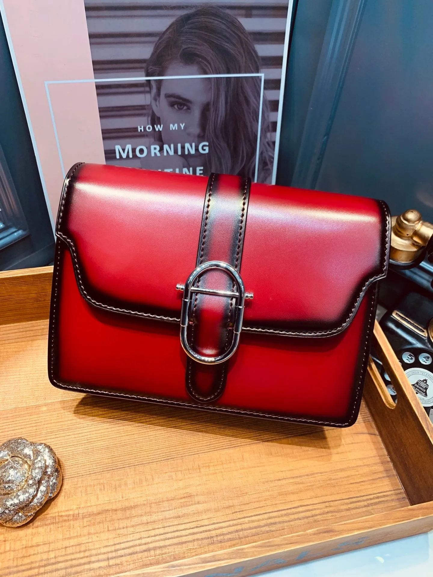 Small Leather Satchel Crossbody Bags Purses