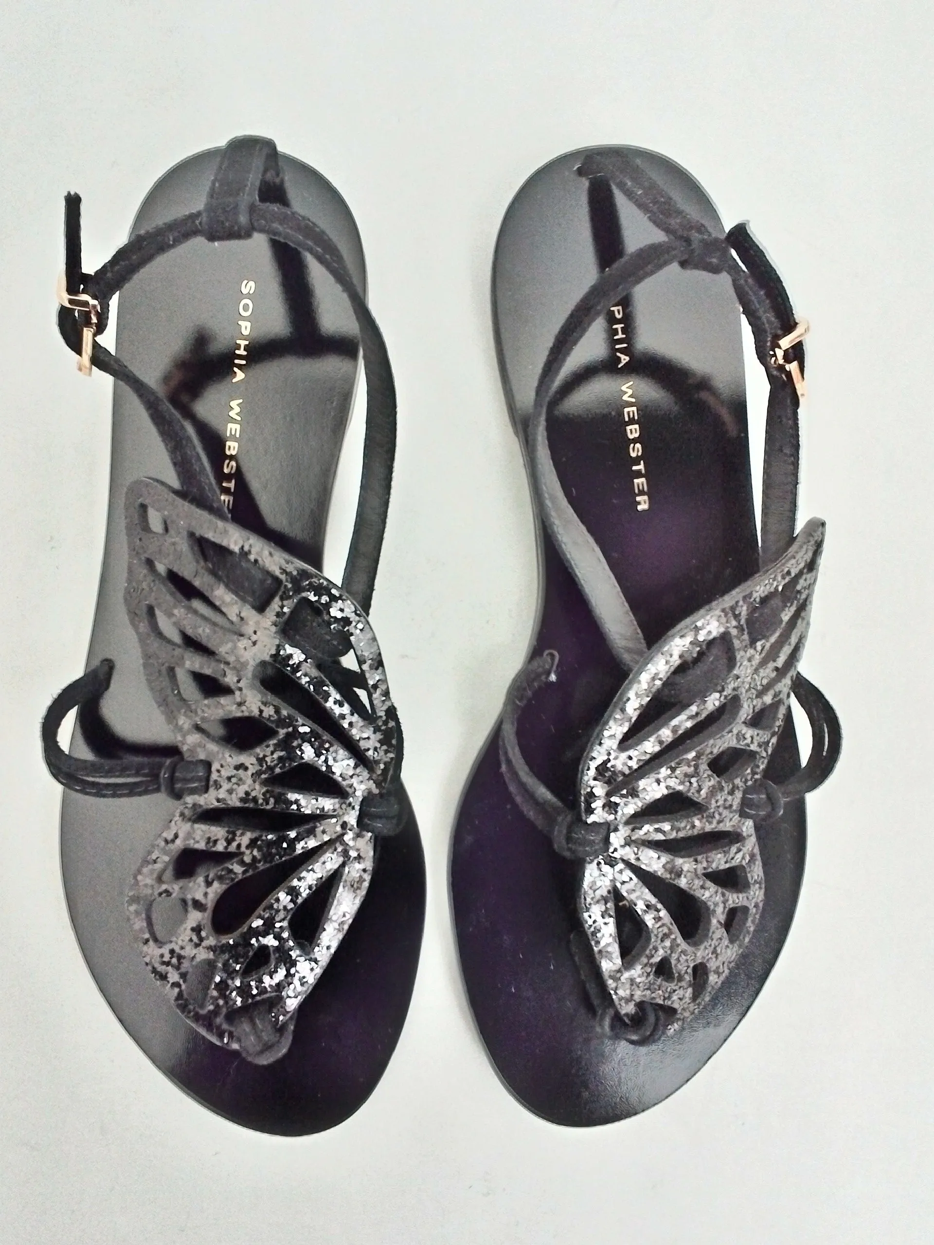 Sophia Webster Women's Black Sandals Size 36.5
