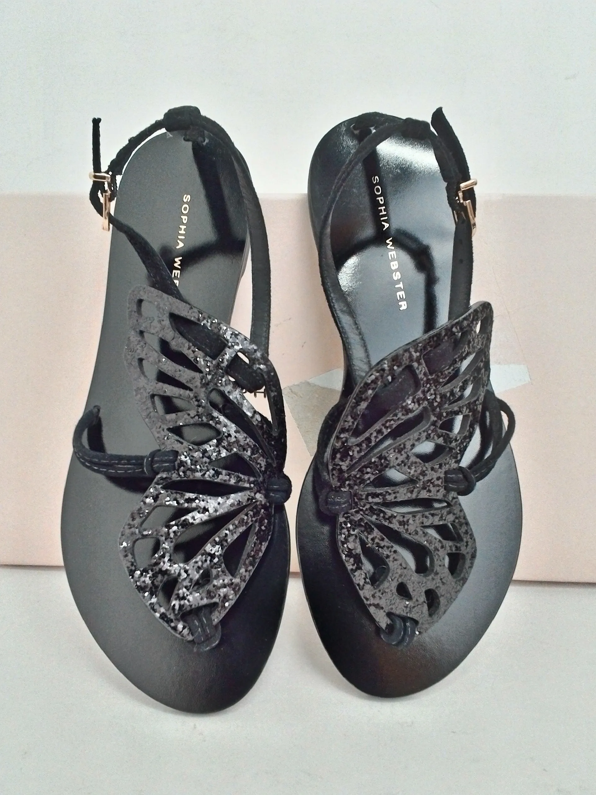 Sophia Webster Women's Black Sandals Size 36.5