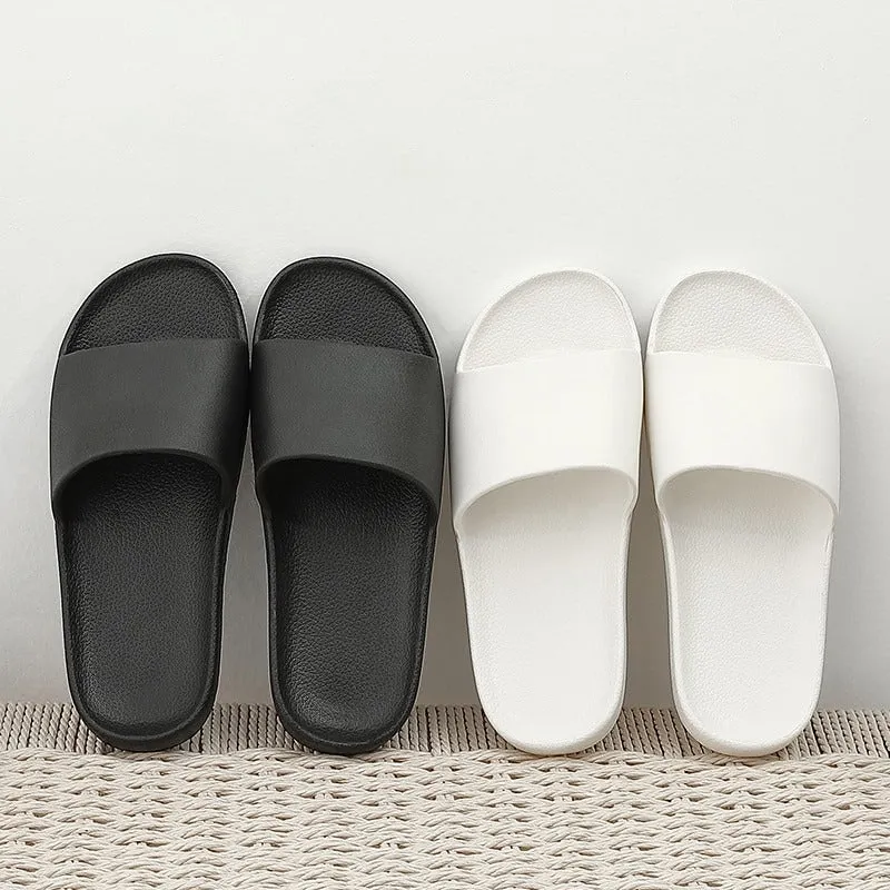 The Solid Colored Cushion Slides