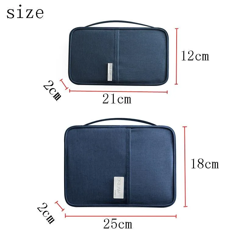 Travel Passport Cover Waterproof Passport holder Holder Multi-Function ID Document Wallet Organizer Credit Card Accessories