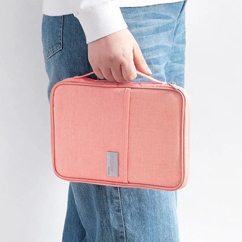 Travel Passport Cover Waterproof Passport holder Holder Multi-Function ID Document Wallet Organizer Credit Card Accessories