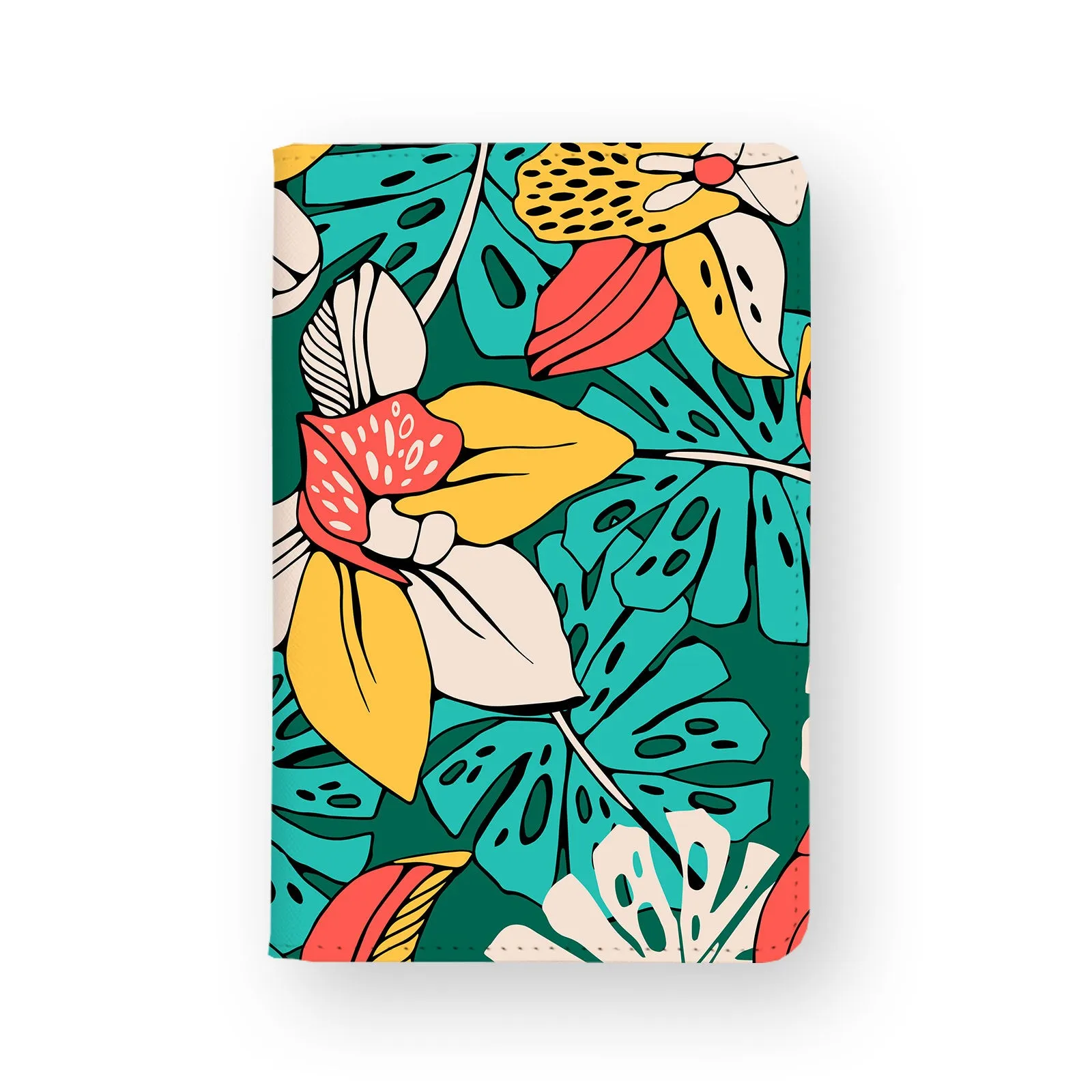 Travel Wallet - Tropical Leaves