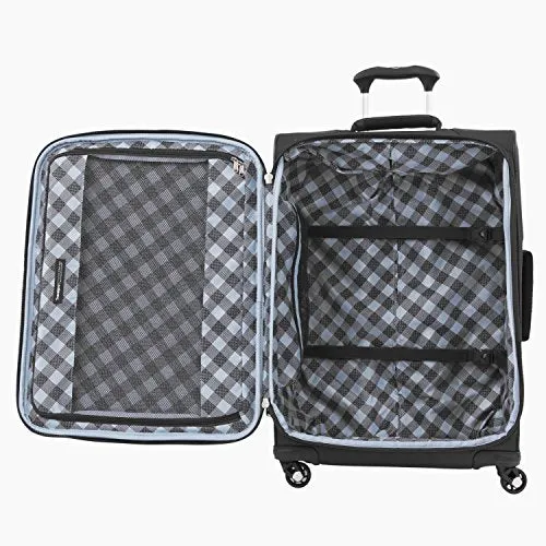 Travelpro Maxlite 5 | 4-Pc Set | Rolling Tote, 25" & 29" Exp. Spinners With Travel Pillow (Black)
