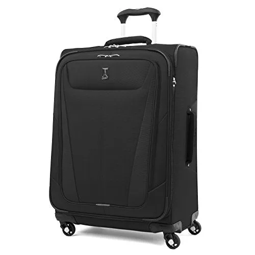 Travelpro Maxlite 5 | 4-Pc Set | Rolling Tote, 25" & 29" Exp. Spinners With Travel Pillow (Black)
