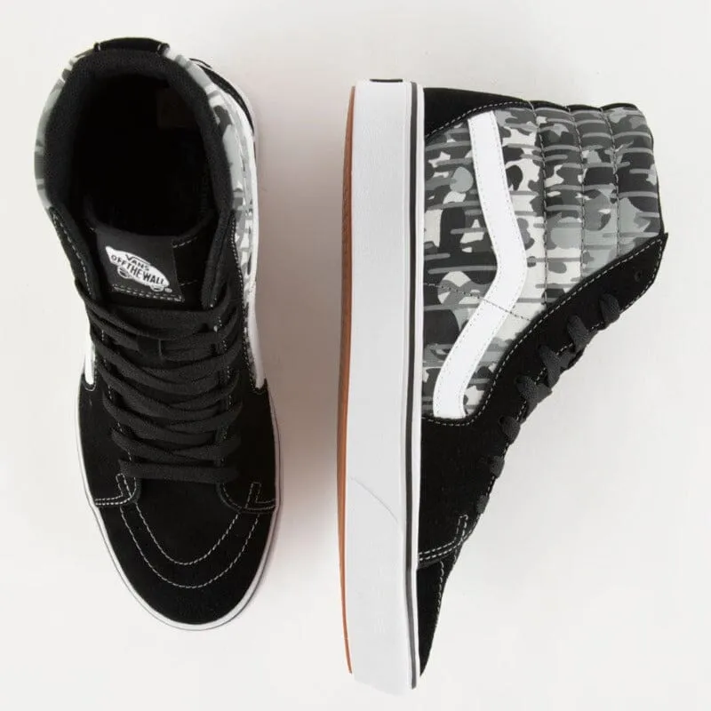 Vans Comfycush Sk8-Hi Reflective Rain Camo Blk