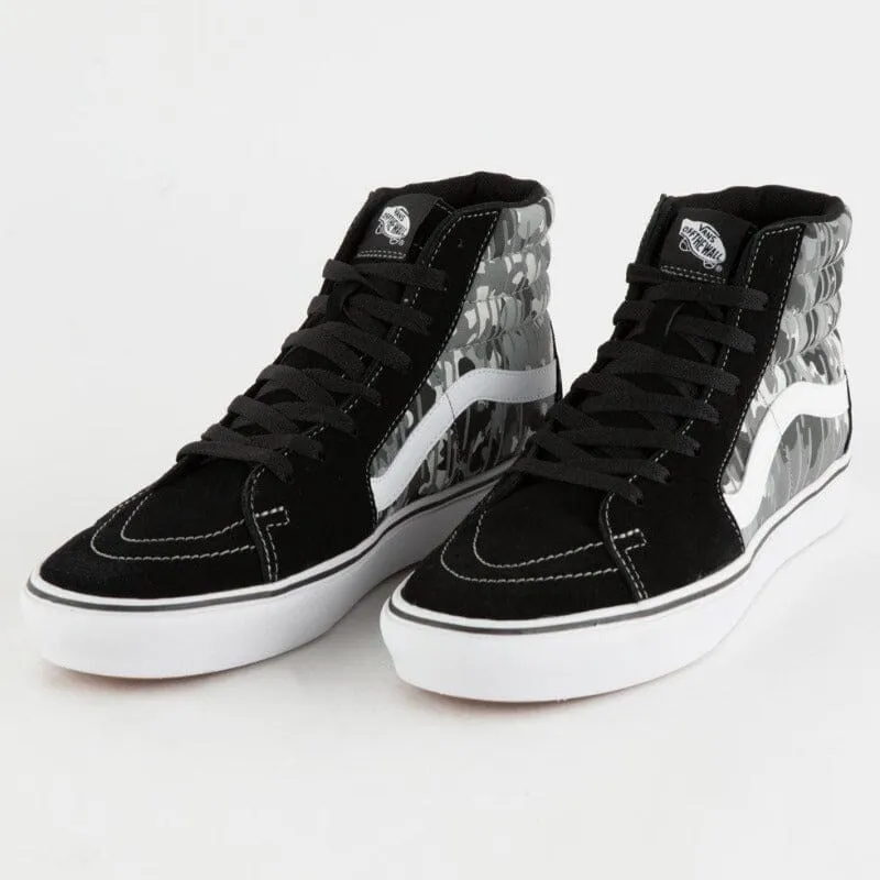 Vans Comfycush Sk8-Hi Reflective Rain Camo Blk