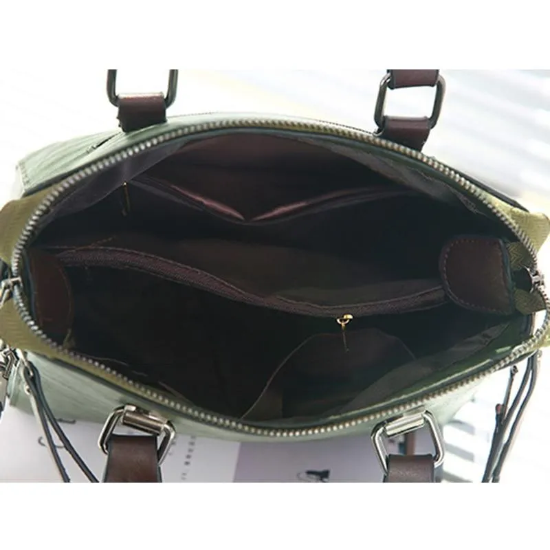 Vintage PU Leather Ladies HandBags Women Messenger Bag Tote Tassel Designer Cross body Shoulder Hot