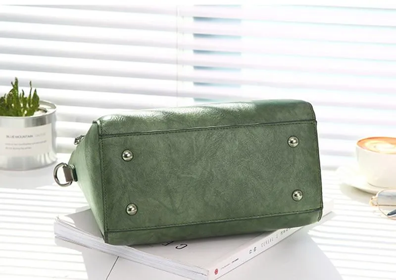 Vintage PU Leather Ladies HandBags Women Messenger Bag Tote Tassel Designer Cross body Shoulder Hot