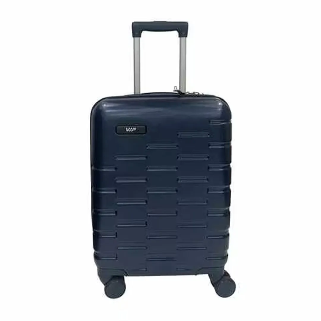 VIP Z-Plus 4 Double Wheel Hard Casing Cabin Trolley 28x49x70cm Medium Blue