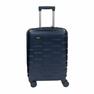 VIP Z-Plus 4 Double Wheel Hard Casing Cabin Trolley 28x49x70cm Medium Blue
