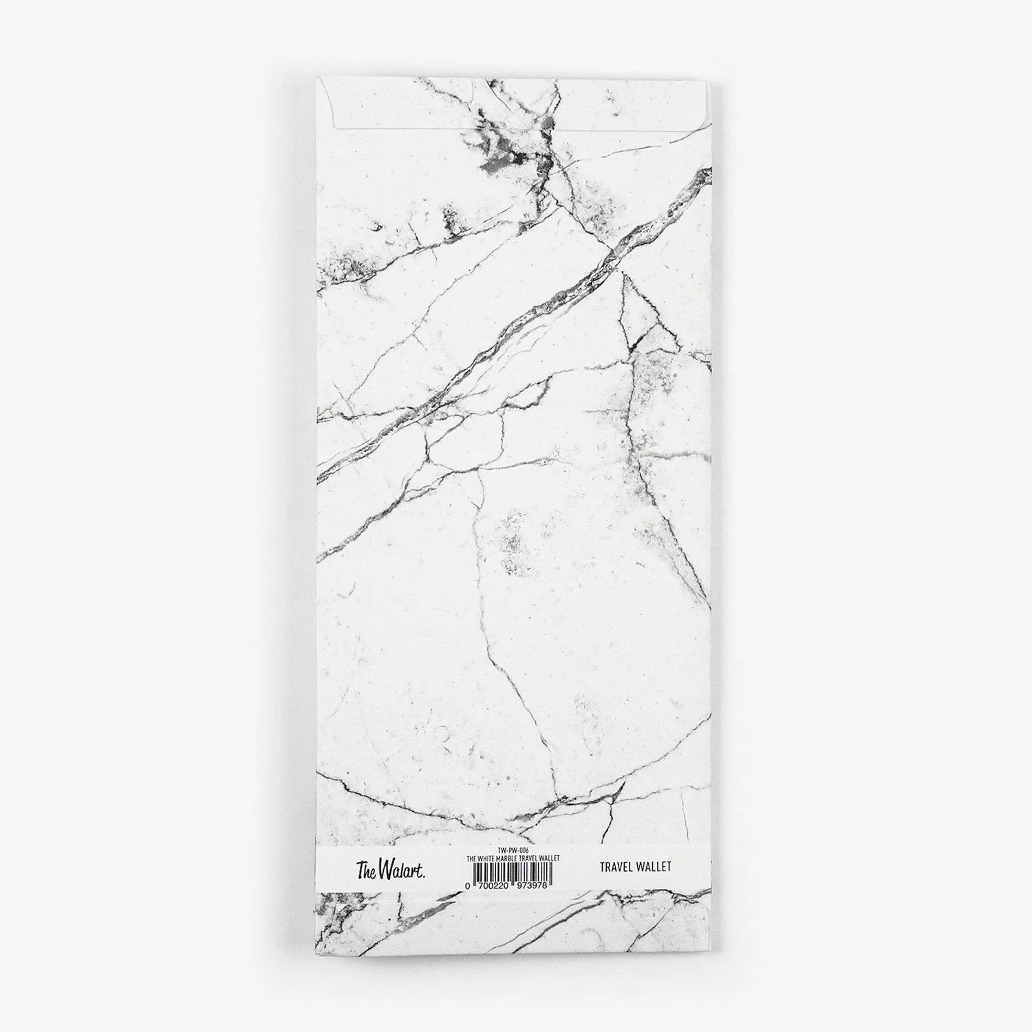 White Marble Travel Wallet
