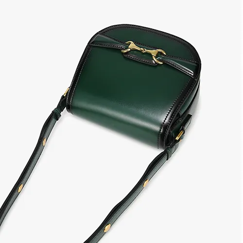 Womens Leather Small Saddle Bags Purses